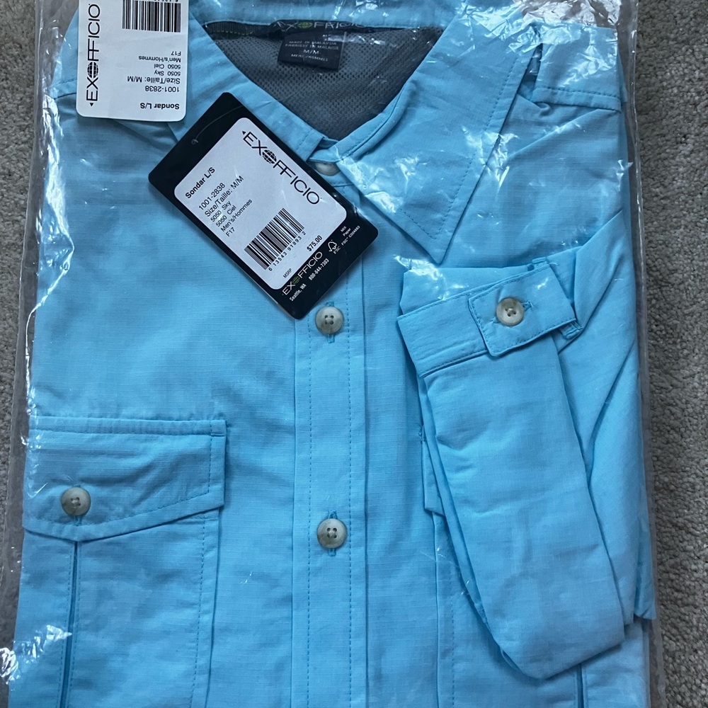 ExOfficio Men's Sondar Long Sleeve, Medium / BRAND NEW
